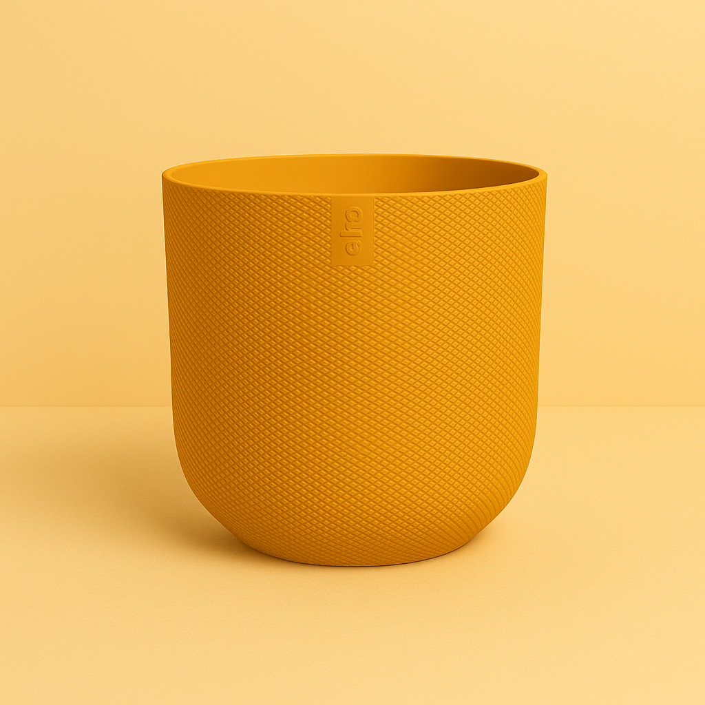 Pot Elho Jazz Round Amber Yellow