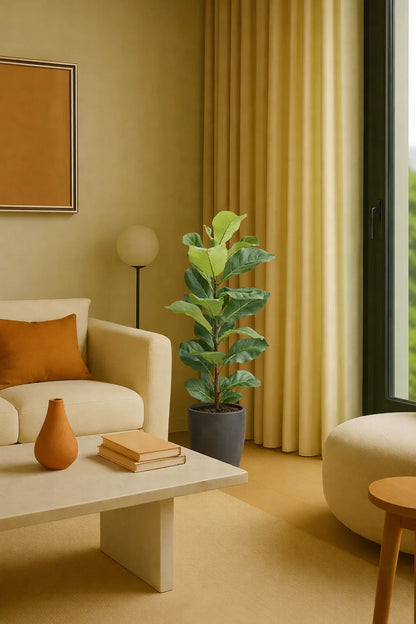 Ficus Lyrata + pot