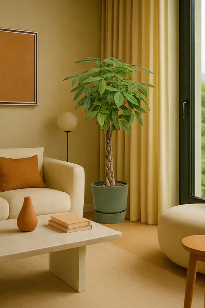 Pachira Aquatica + pot