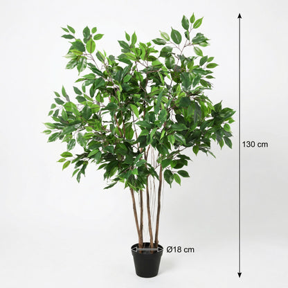 Kunstplant Ficus Benjamina Natural
